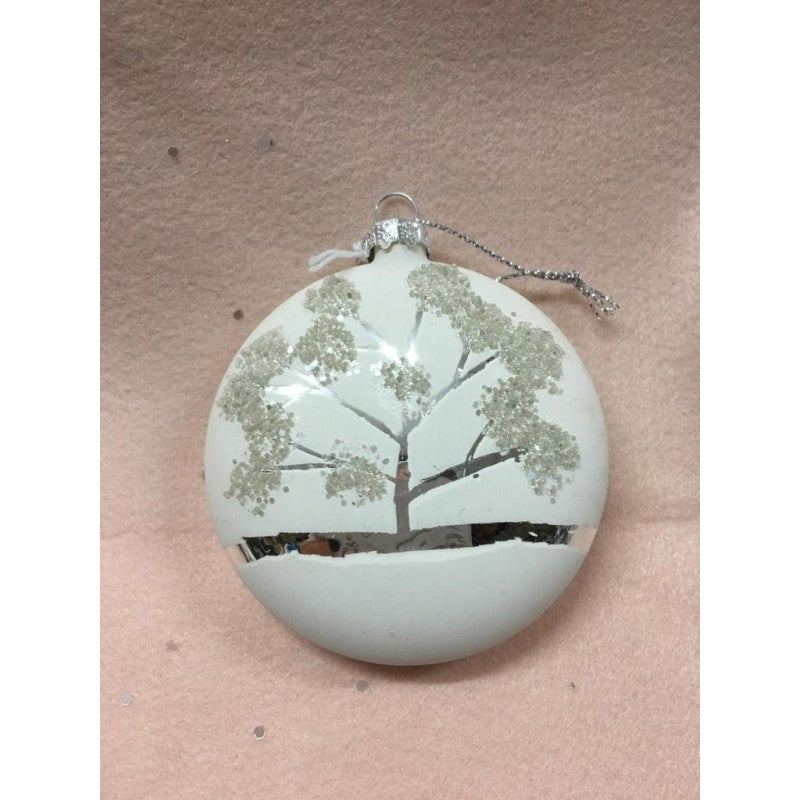 Set 6 Palline Bianco Opaco