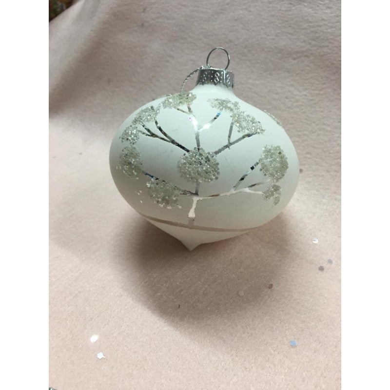 Set 6 Palline Bianco Opaco