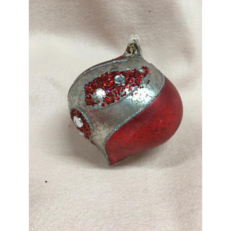 Set 6 Palline Con Decorazioni Assortite