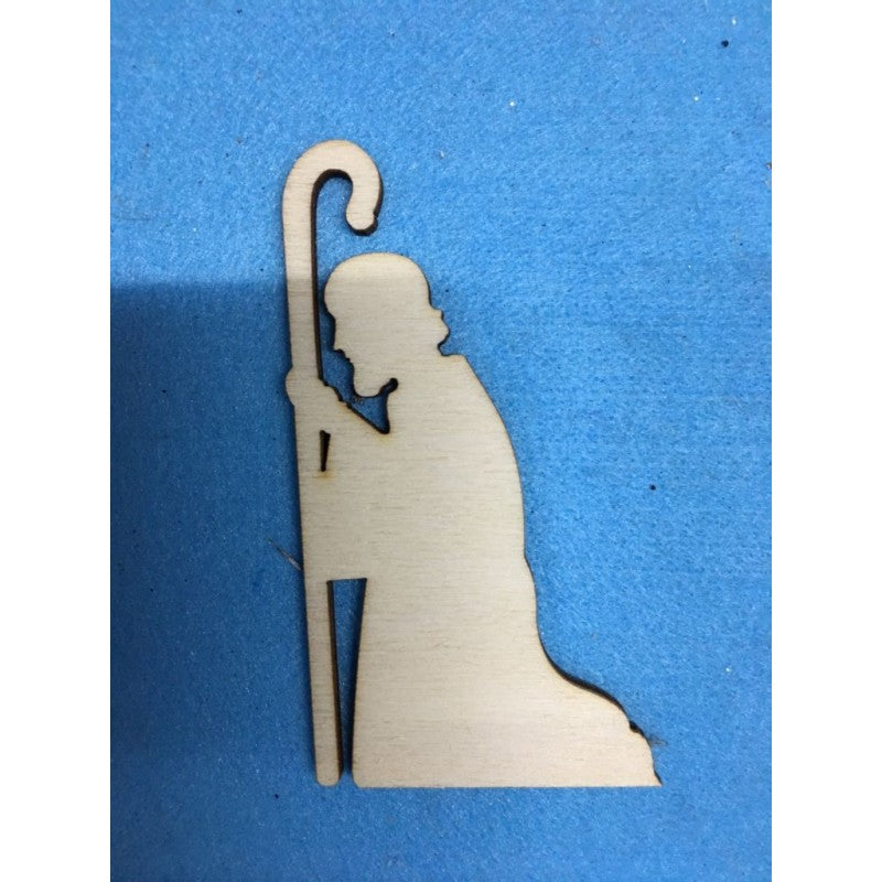 Set 6 Pz Presepe Componibile In Legno - Renkalik