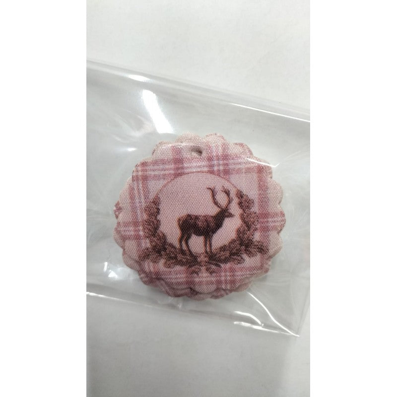 Set 7 Cerchietto Renna In Feltro - Rosa