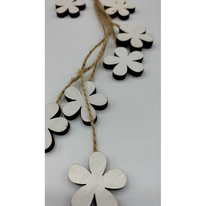 Set 8 Fiorellini In Legno