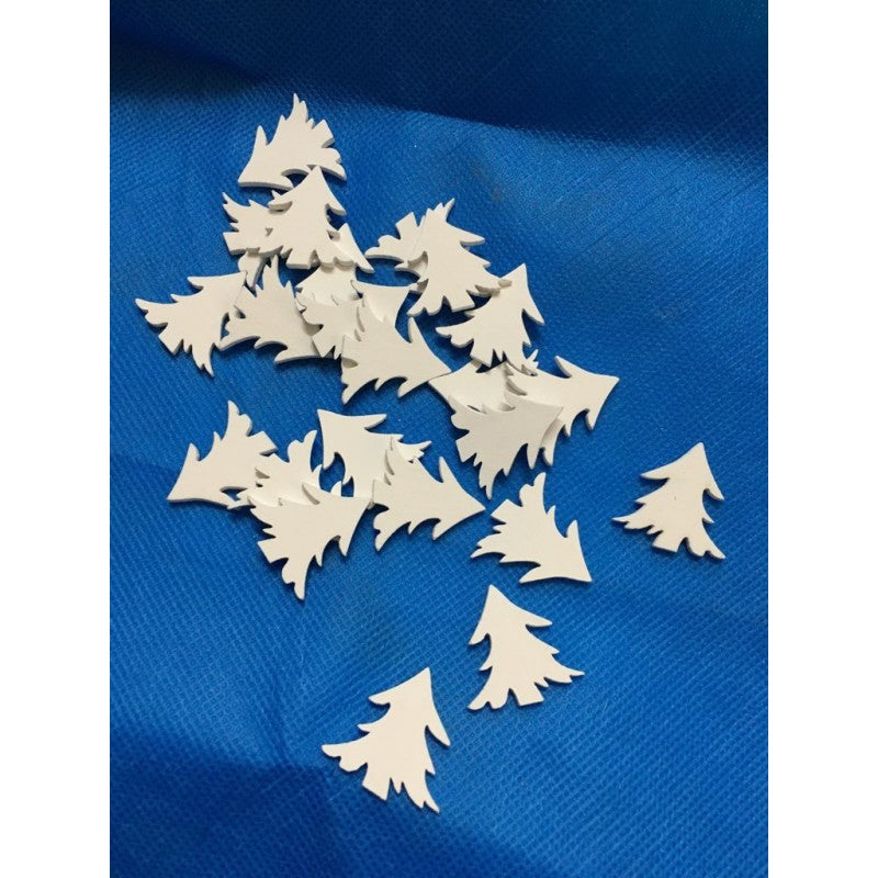 Set Abeti In Legno Per Decorazioni