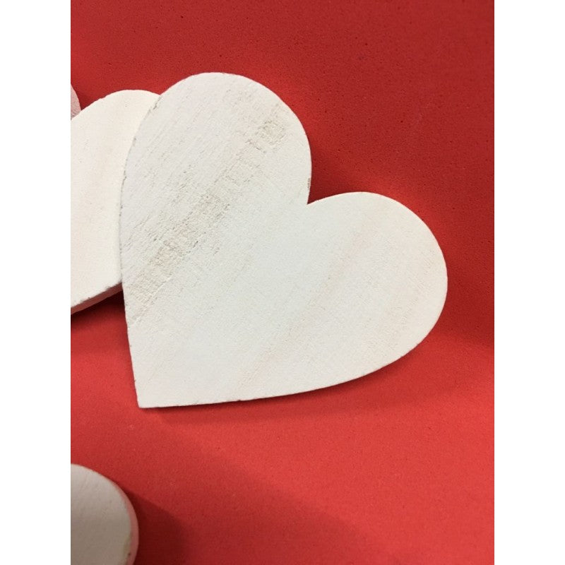 Set Cuori In Legno