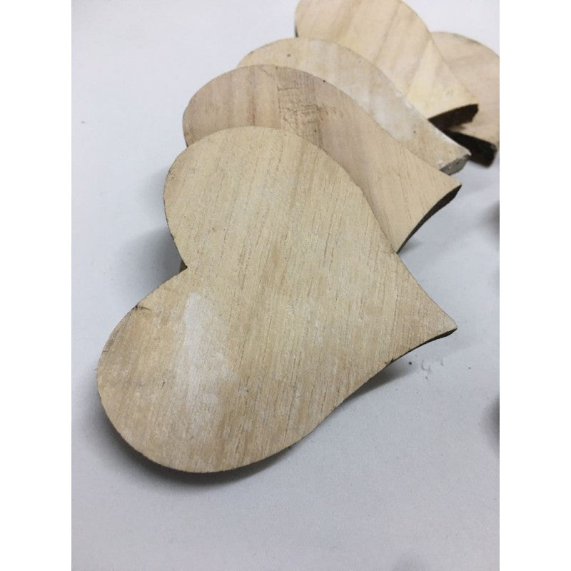 Set Cuori In Legno