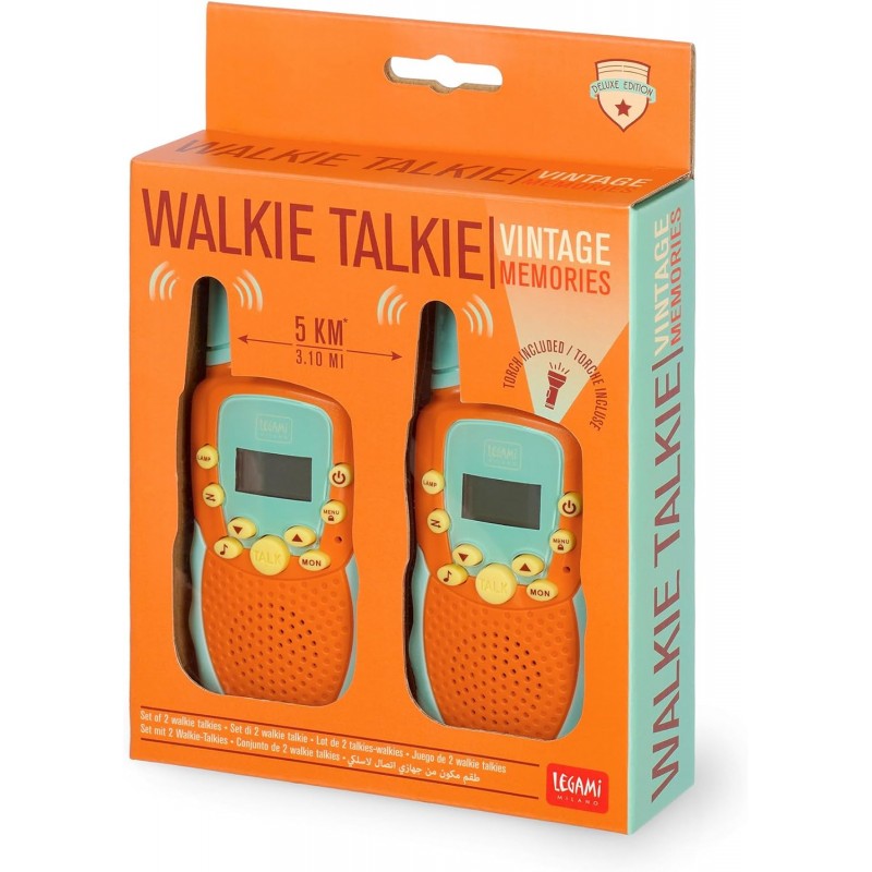 Set Di 2 Walkie Talkie, Radio Per Comunicare A Distanza Fino A 3-5 Km, - Legami