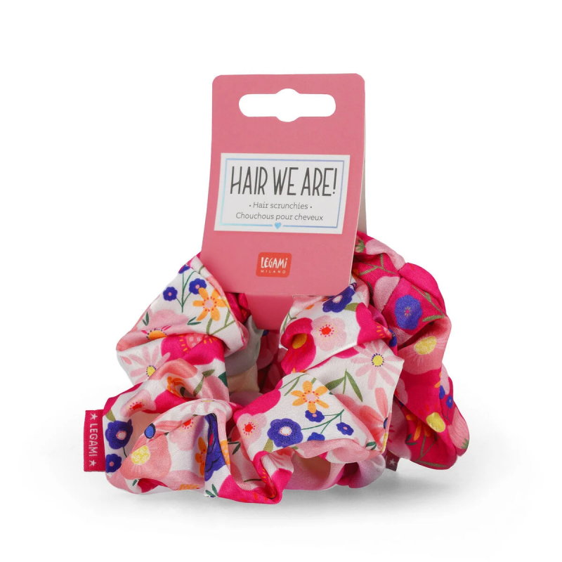 Set Di 3 Elastici Per Capelli Legami Flowers - Hair We Are!