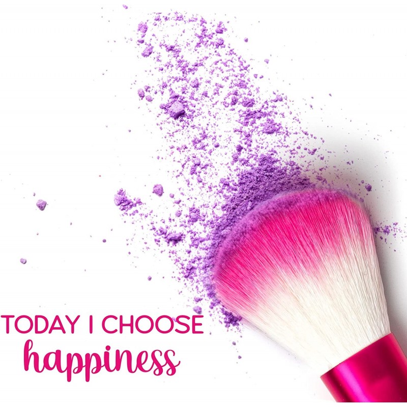 Set Di 4 Pennelli Per Il Trucco, Oh My Glow! Tema Flowers - Legami