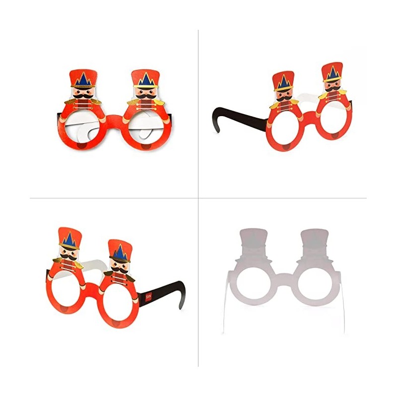 Set Di 8 Occhiali Natalizi In Carta - Legami