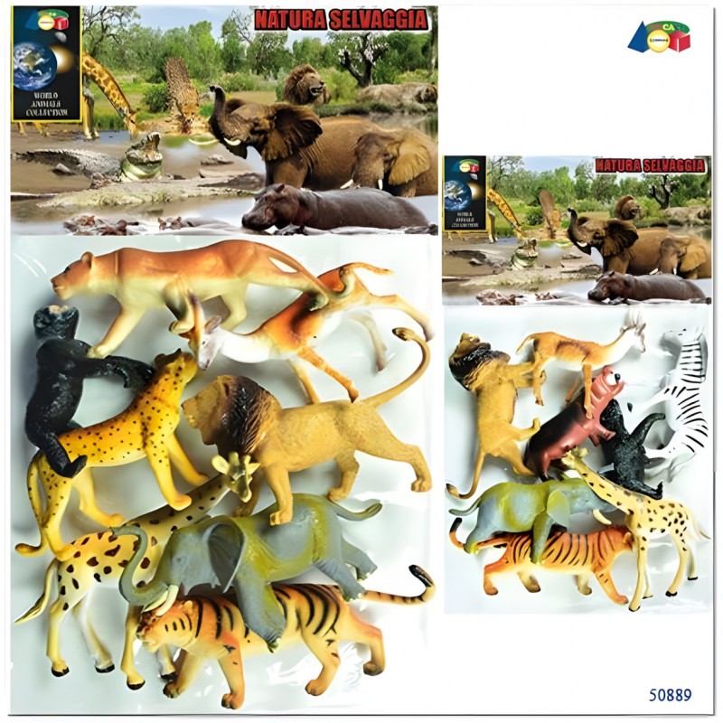 Set Di Animali Selvatici Assortiti – Ginmar