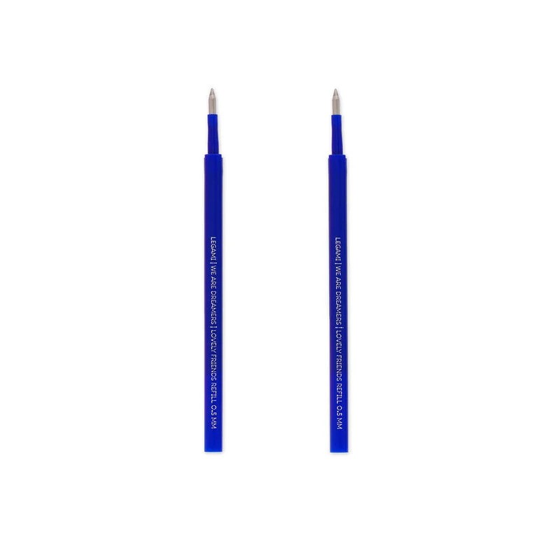 Set Di Due Refill Per Penna Gel - Lovely Friends Blu - Legami