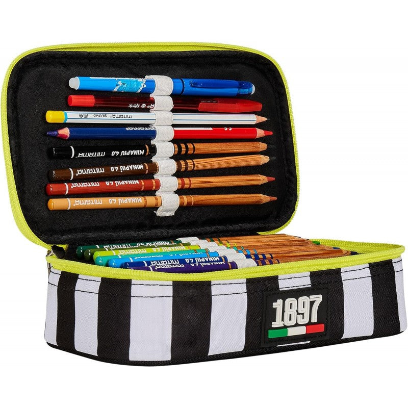 Seven Astuccio Quick Case - F.c. Juventus Calcio - Win Is The Rule, Nero Bianco