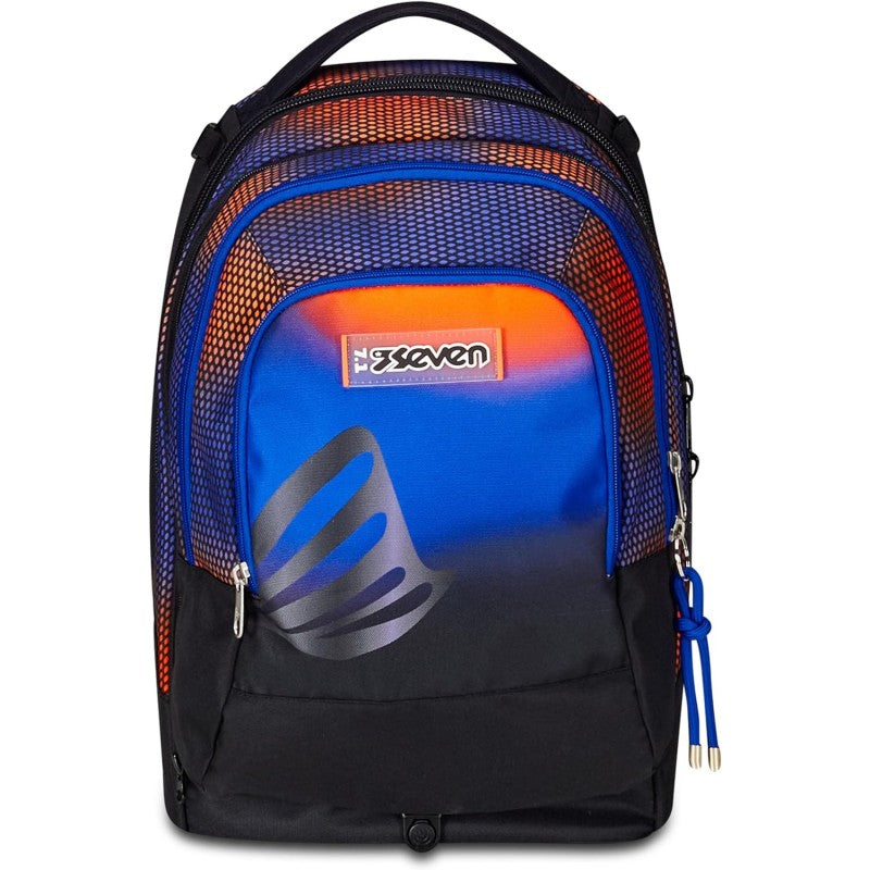 Seven Trolley Scuola Jack Detach 3 Ruote, Blu, Shadefull Boy, 3 In 1