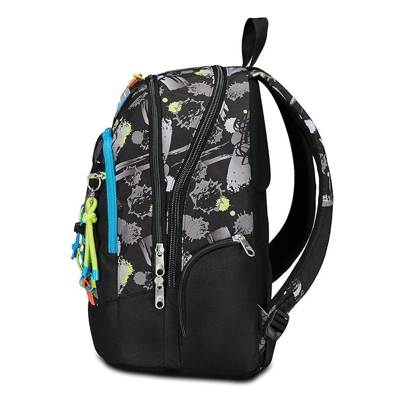 Seven Zaino Scuola Advanced, Feeling Me, Nero Grigio