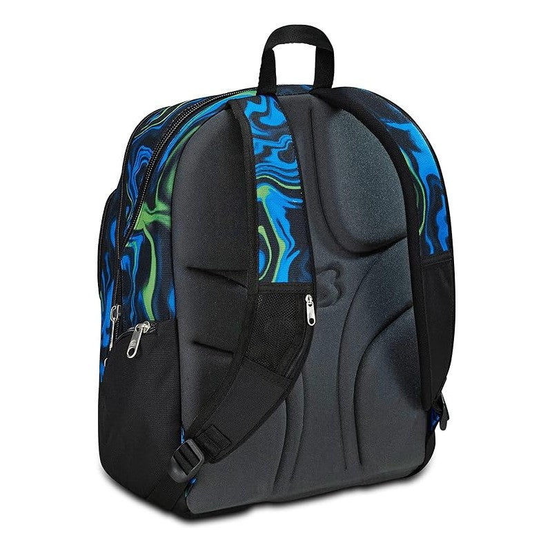 Seven Zaino Scuola Advanced, Multi-shade Boy, Nero Blu