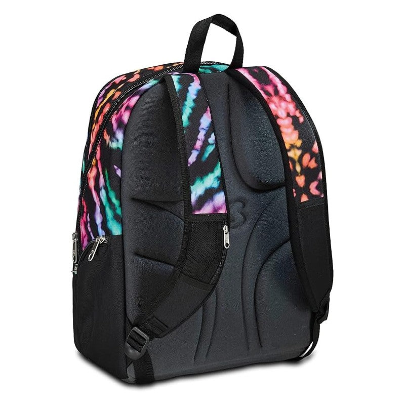 Seven Zaino Scuola Advanced, Multi-shade Girl, Nero Fucsia