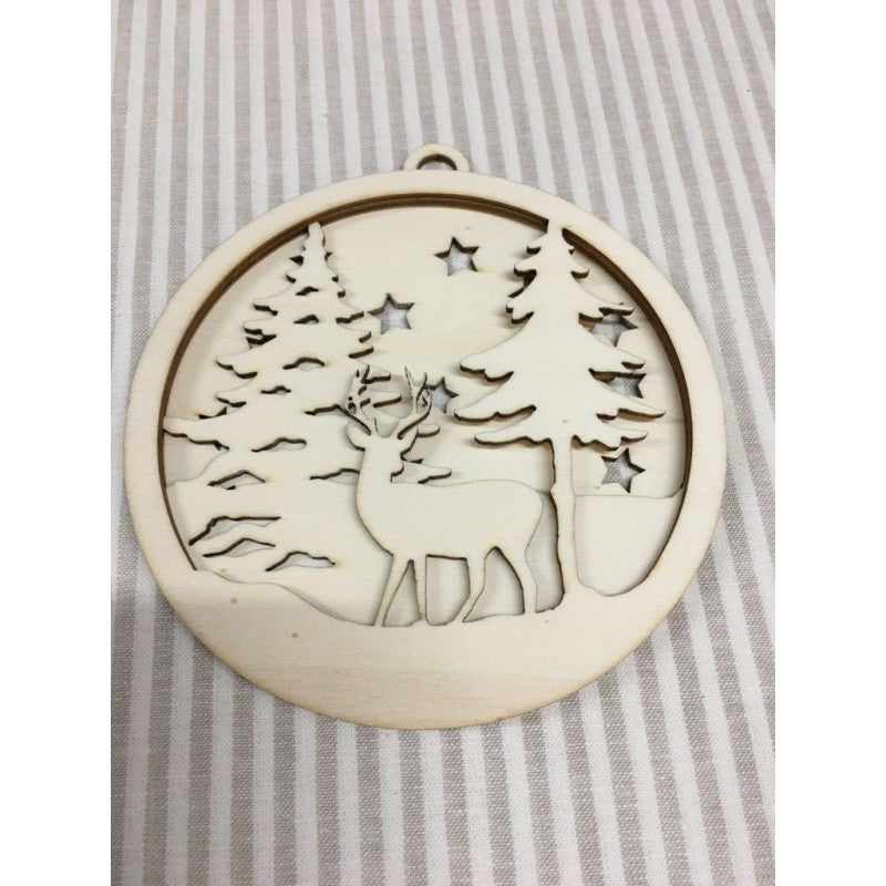 Sfera Bosco Con Cerbiatto - Renkalik