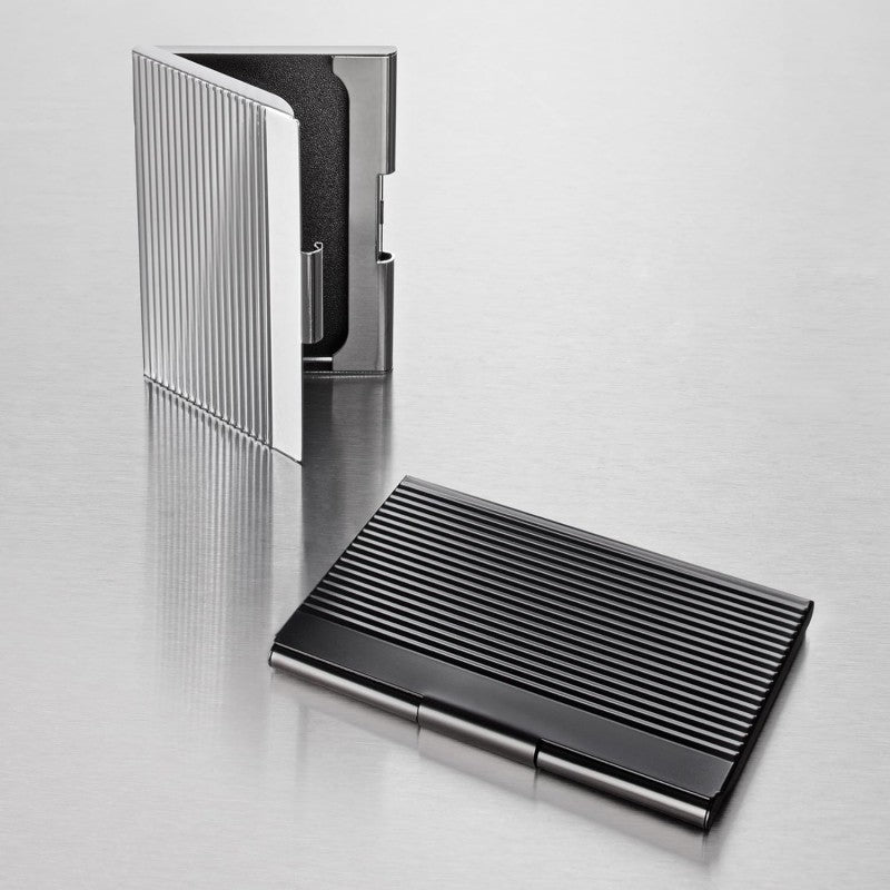 Sigel Vz130 Custodia Per Biglietti Da Visita In Metallo – Argento Cromato