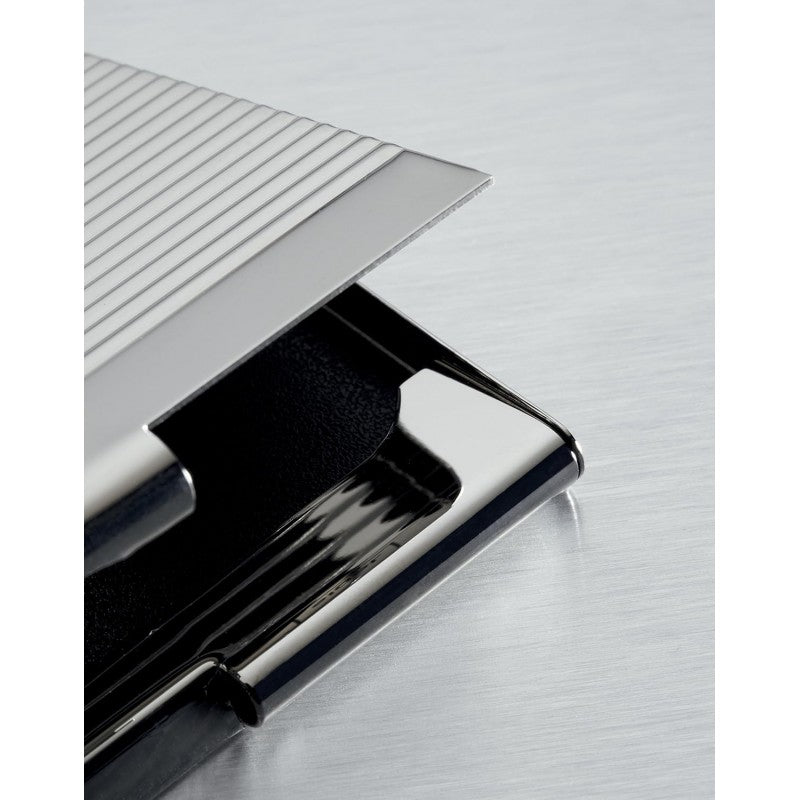 Sigel Vz130 Custodia Per Biglietti Da Visita In Metallo – Argento Cromato