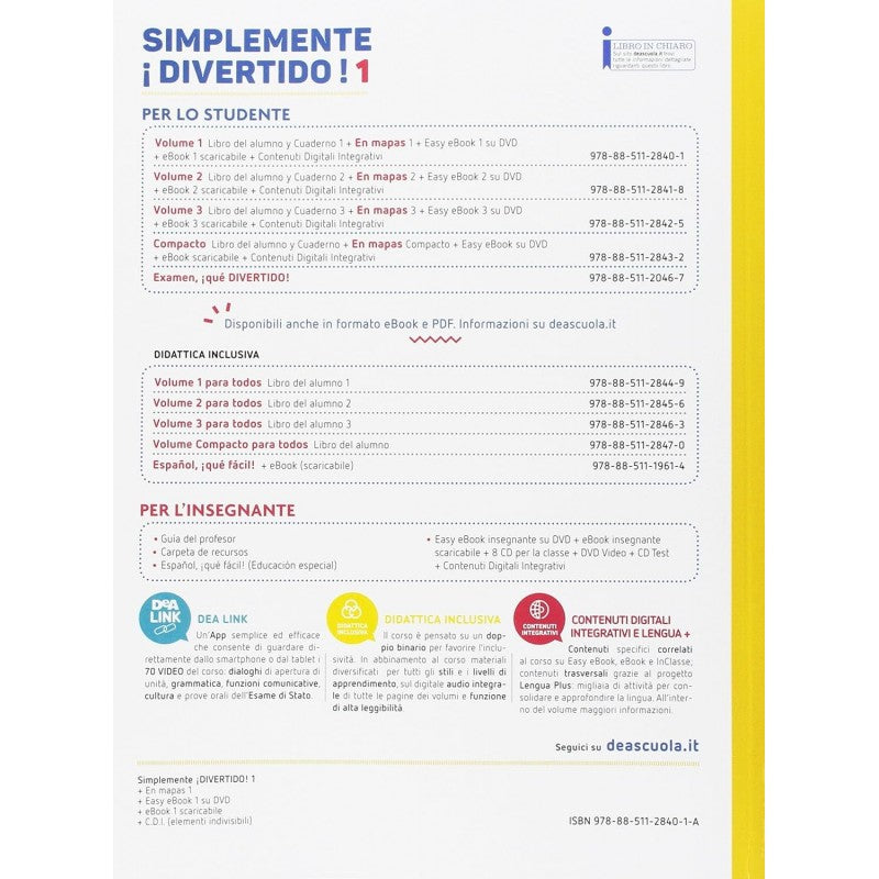 ¡simplemente Divertido! 1. Libro Del Alumno Y Cuaderno. Per La Scuola Media.  Con Libro: En Mapas. Con Dvd-rom