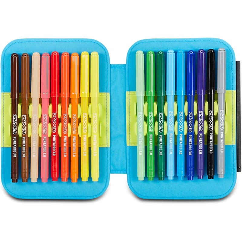 Sj Gang Astuccio Scuola Speed Pad, Blu, Portapenne Mono Scomparto Con Plance Amovibili E Penne, Matite, Colori