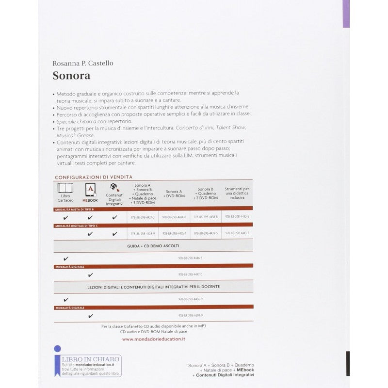 Sonora. Vol. A-b-quaderno. Per La Scuola Media. Con E-book. Con Espansione Online