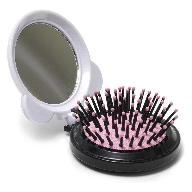 Spazzola Con Specchio - Nice Hair - White- Panda - Legami