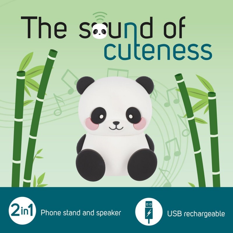 Speaker Wireless Con Supporto - The Sound Of Cuteness – Panda - Legami