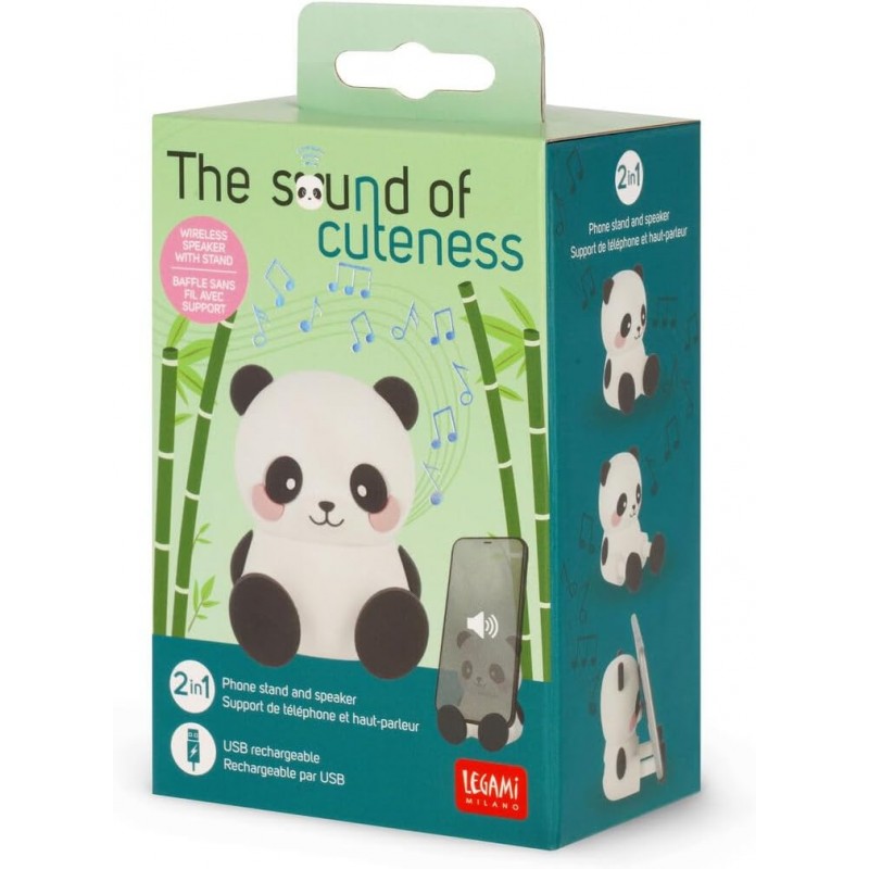 Speaker Wireless Con Supporto - The Sound Of Cuteness – Panda - Legami