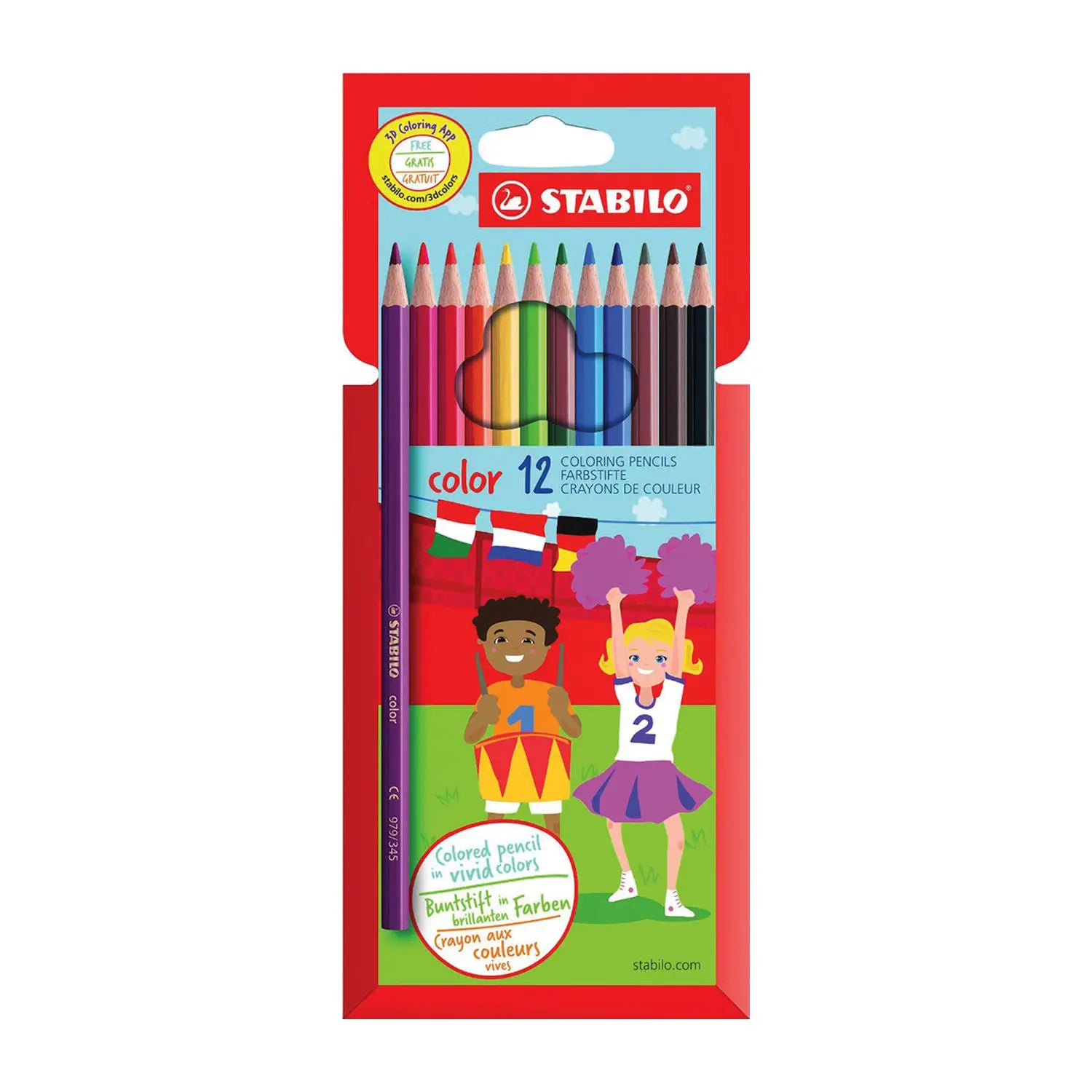 Pastelli Color STABILO – Set da 12 Pezzi
