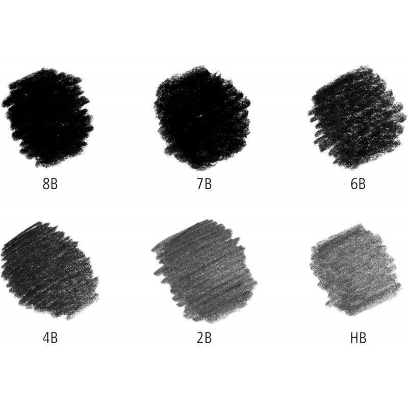 Staedtler - Set Di 6 Matite Mars Lumograph Black, Astuccio In Metallo