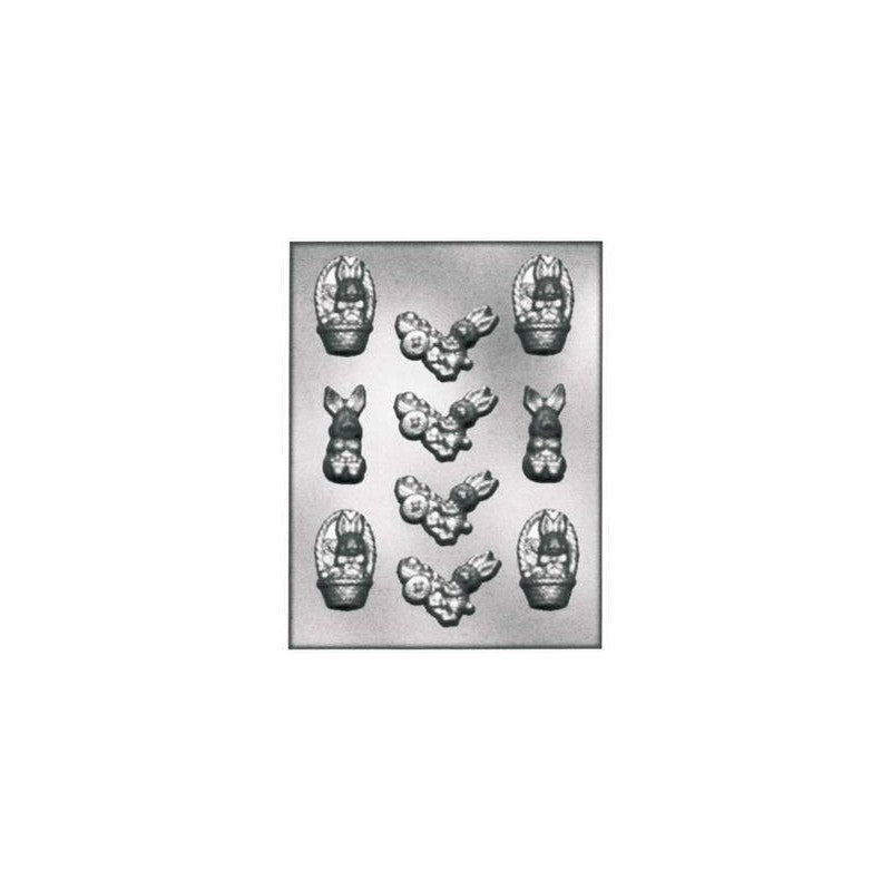 Stampo Cioccolato Coniglio Con Cesto - Silikomart