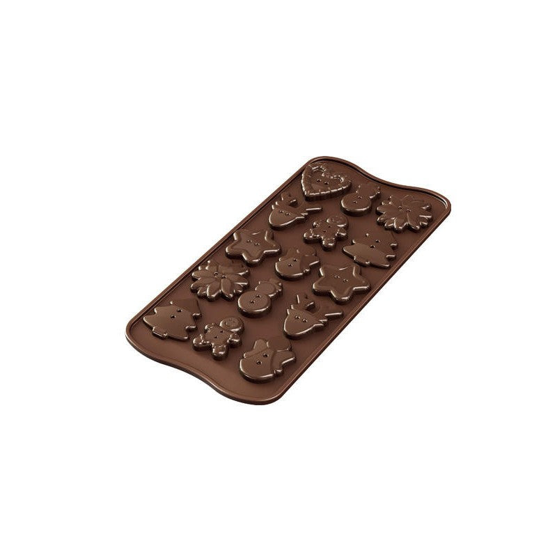 Stampo In Silicone Xmas Buttons - Silikomart