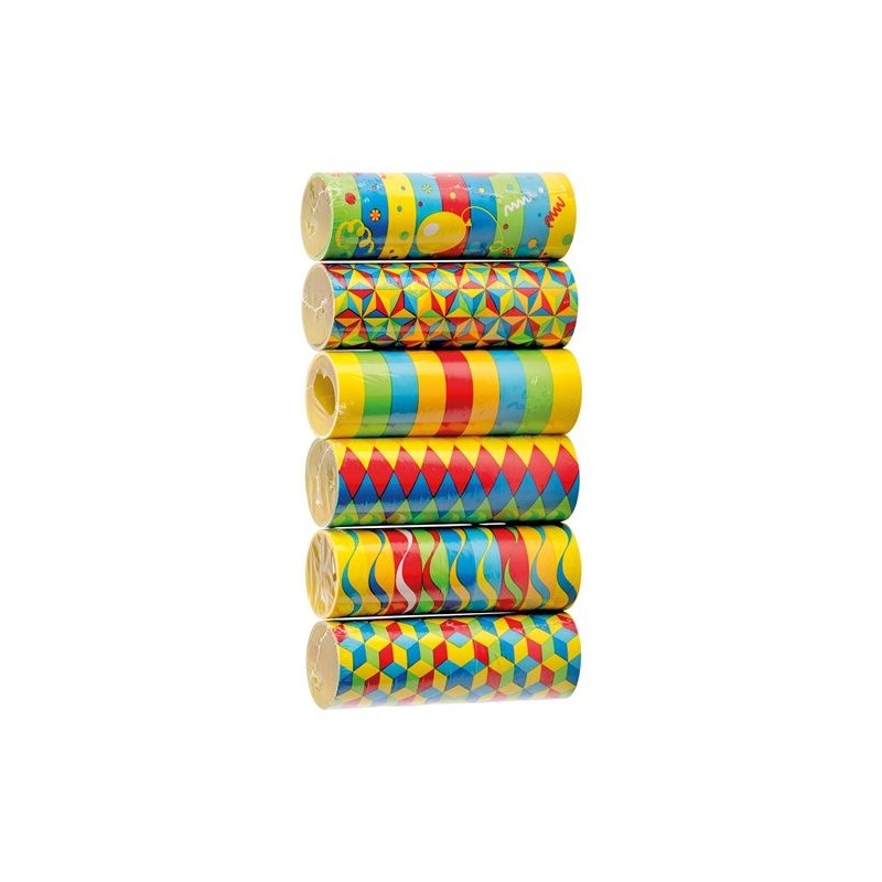 Stella Filante Mod.ass. Bistampa 9 Rotolini - Carnival Toys