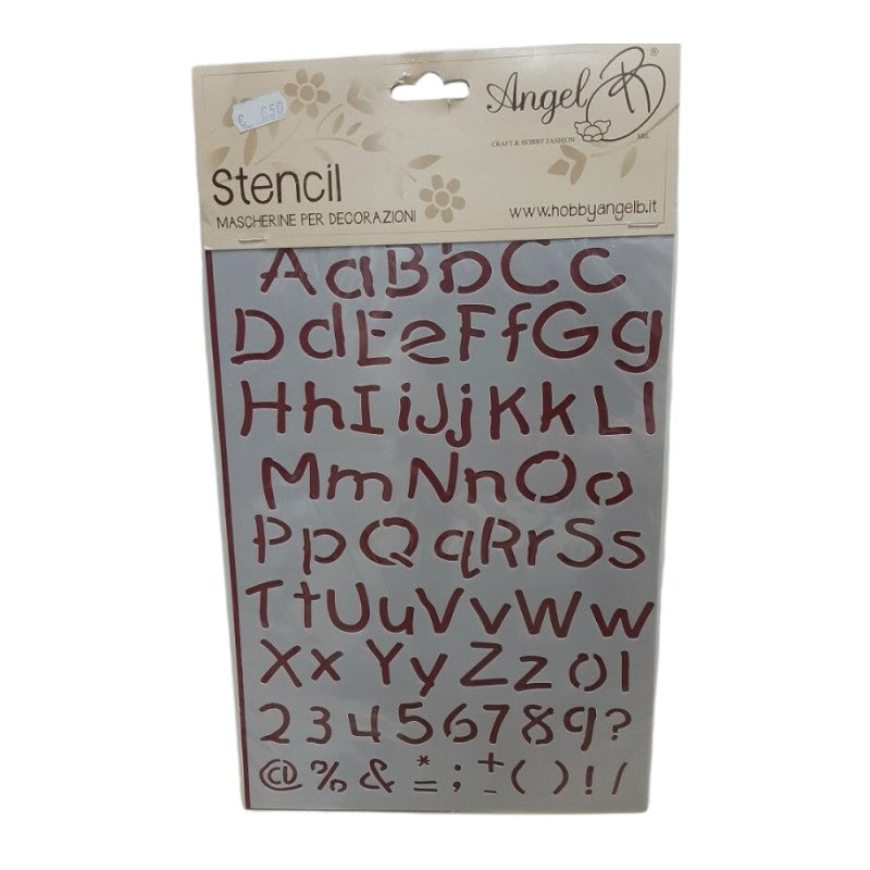 Stencil Alfabeto – Angel B