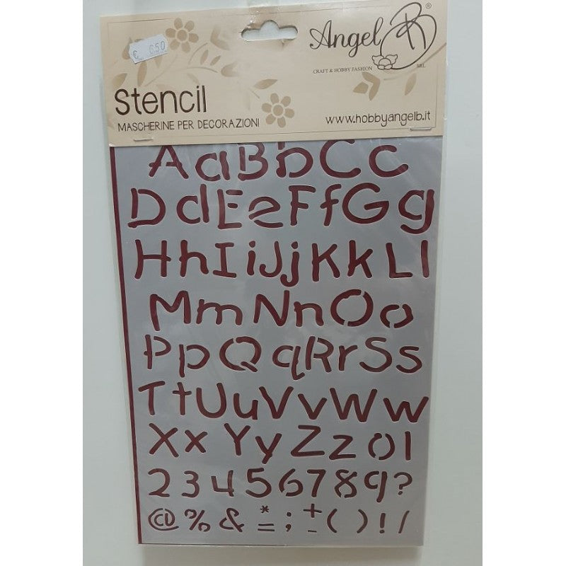 Stencil Alfabeto – Angel B