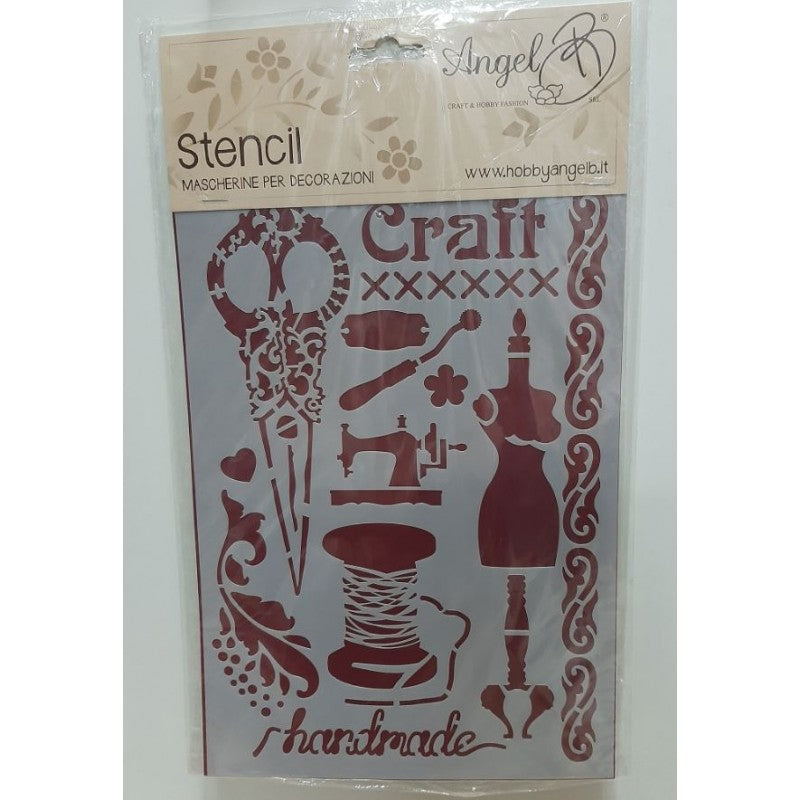 Stencil Craft - Angel B