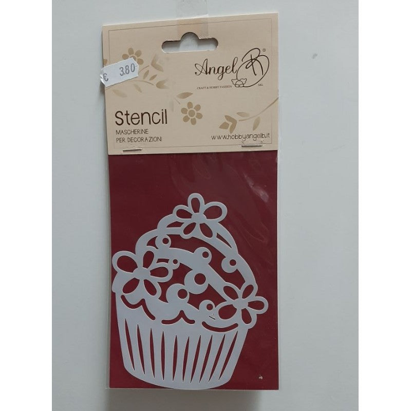 Stencil Cupcake – Angel B