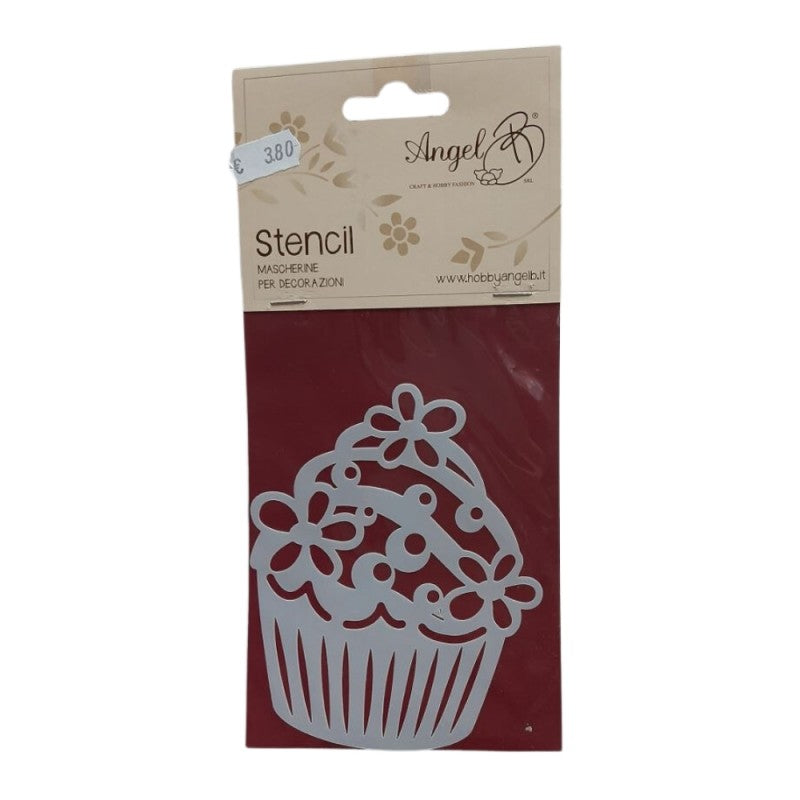 Stencil Cupcake – Angel B