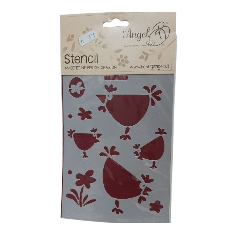 Stencil Galline – Angel B