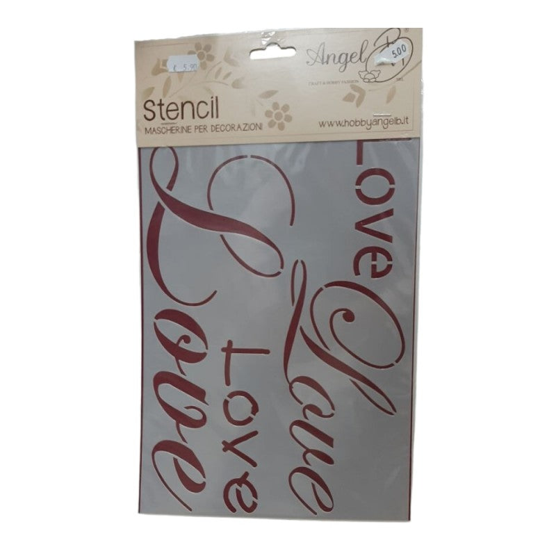 Stencil Love – Angel B