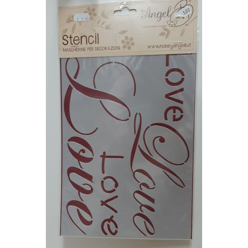 Stencil Love – Angel B