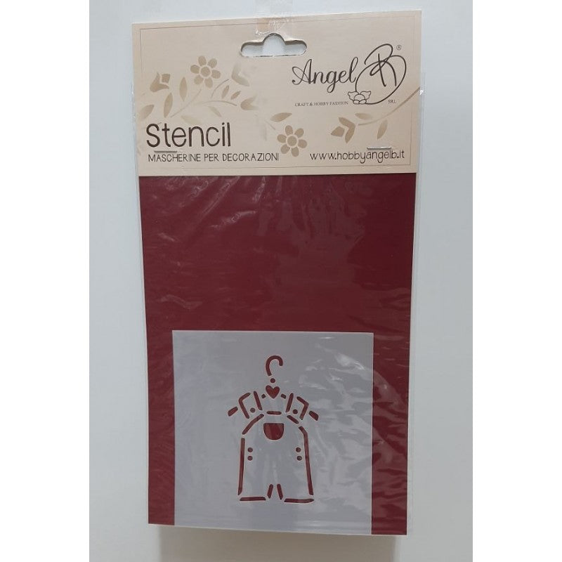 Stencil Vestitino Bebè – Angel B