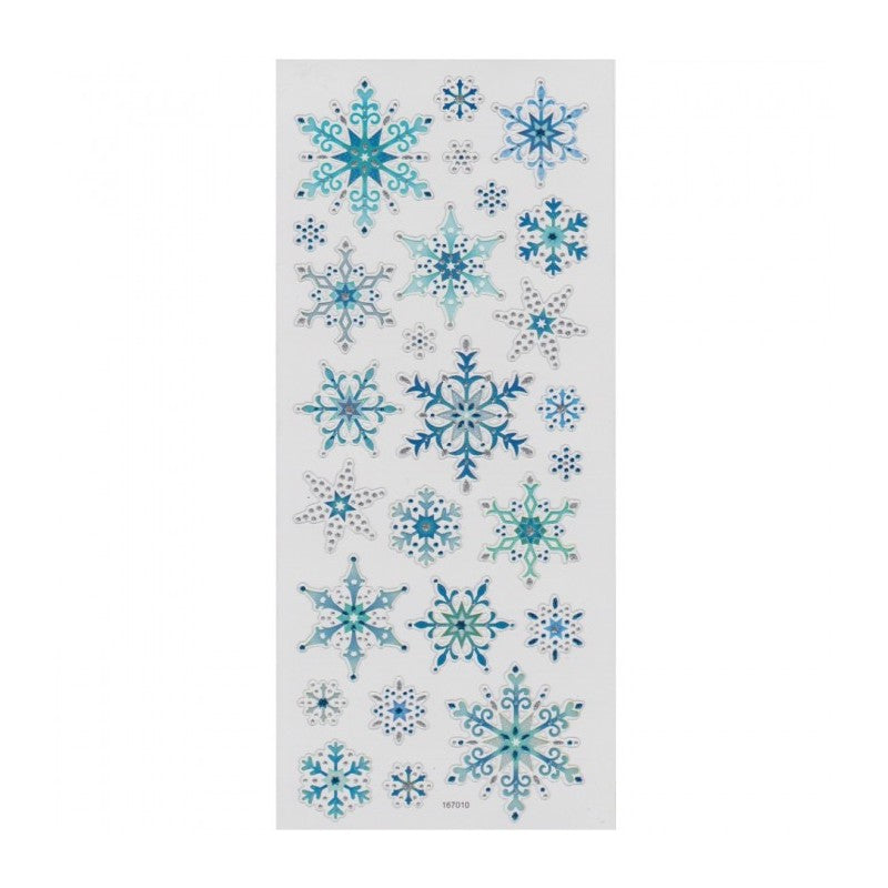 Stickers Con Brillantini – Fiocchi Di Neve - Wiler Stk167010