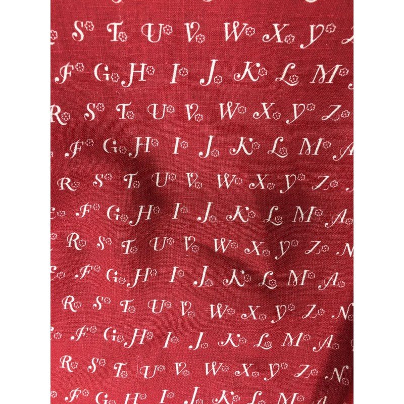 Stoffa A Fantasia - Alfabeto - Lino