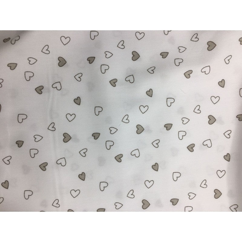 Stoffa A Fantasia - Cuori - Piquet