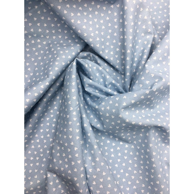 Stoffa A Fantasia - Cuoricini - Cotone