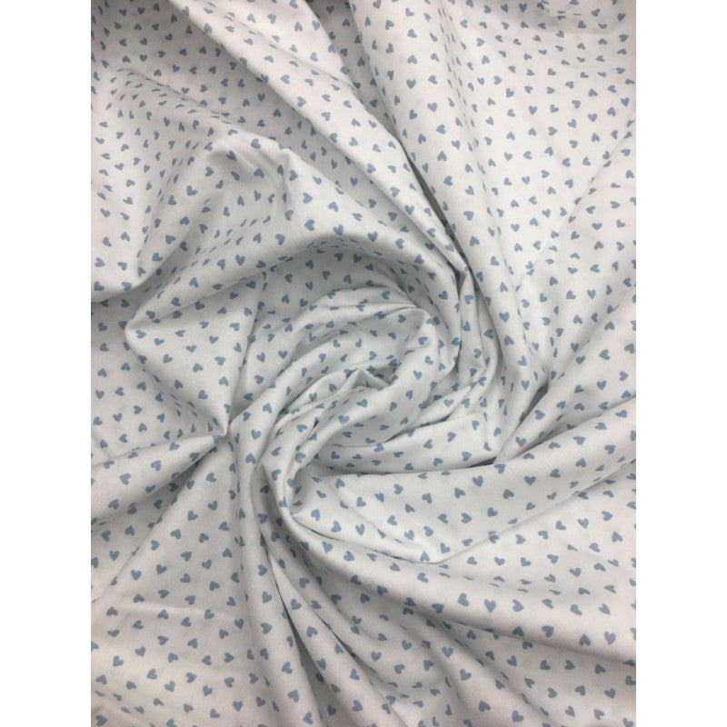 Stoffa A Fantasia - Cuoricini - Cotone