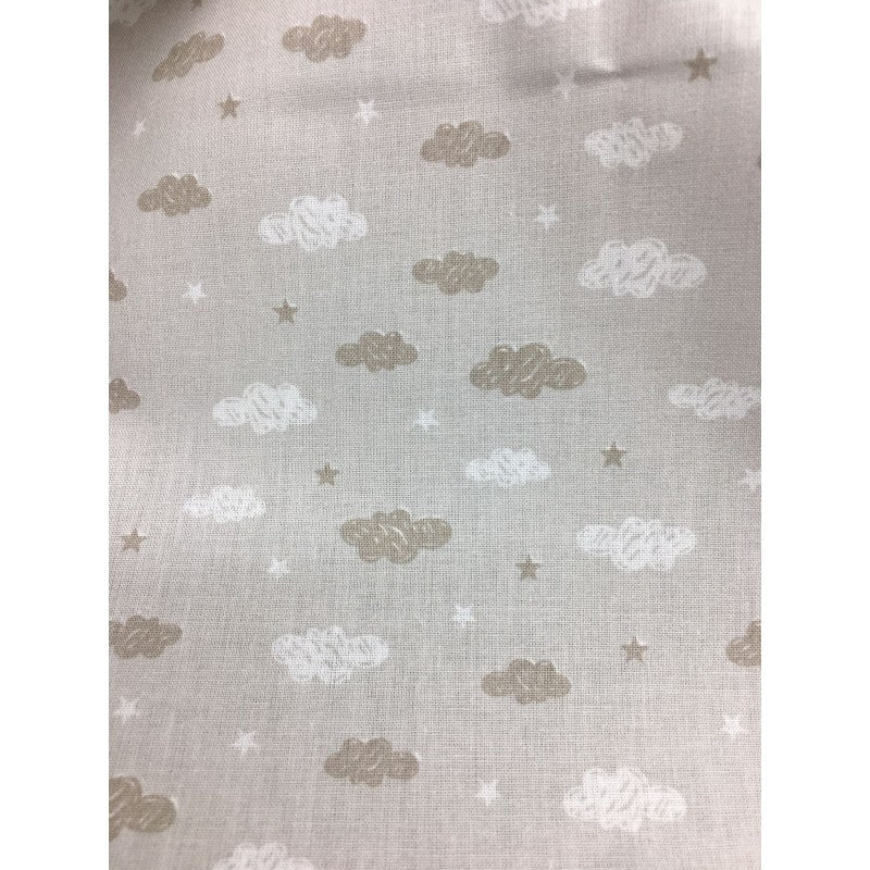 Stoffa A Fantasia - Nuvolette - Cotone