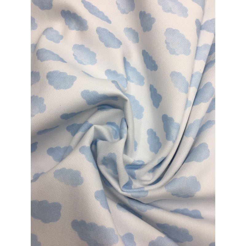 Stoffa A Fantasia - Nuvolette - Piquet